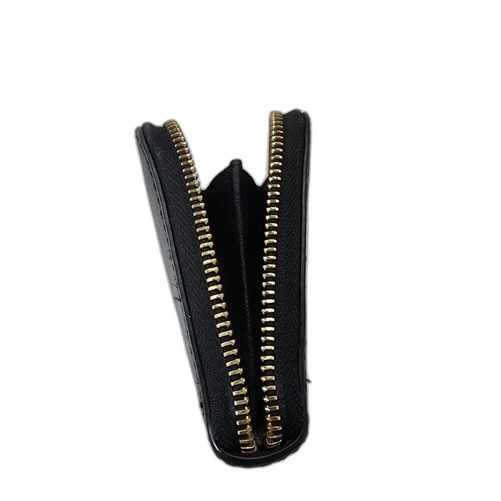 Michael Kors Woman's Black Zip Around Clutch Wallet MK